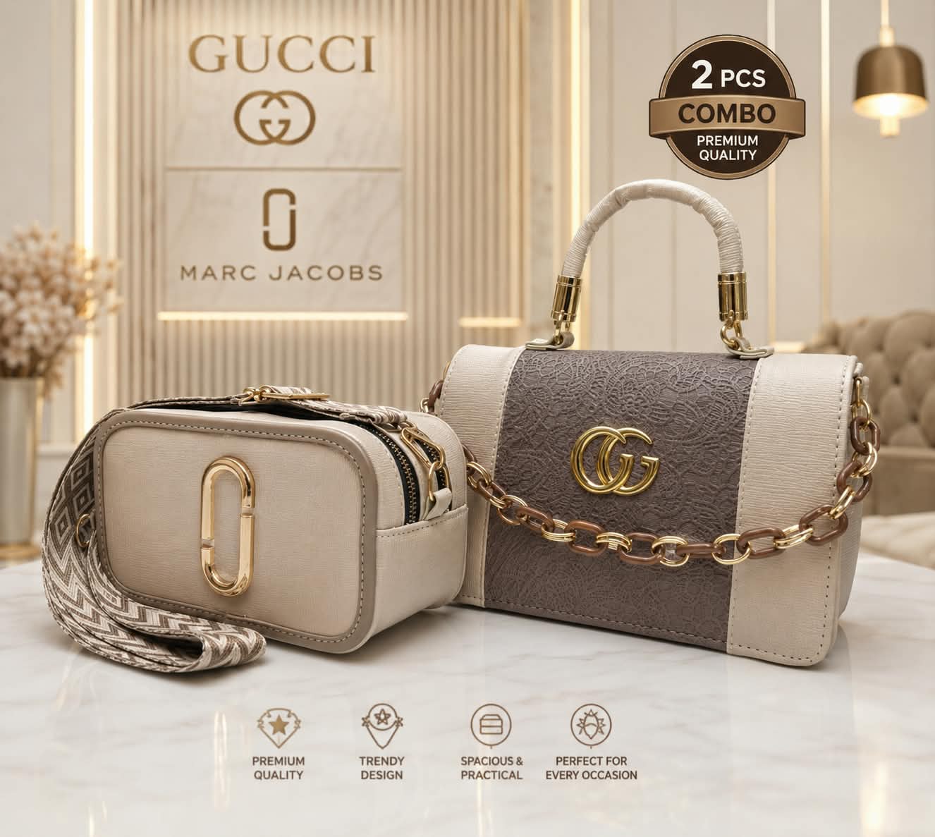2 Pcs Combo Lady Crossbody & Sling Bag | Stylish Purse | Nevoza 4 WhatsApp Image 2026 09 30 at 17.03.11 1