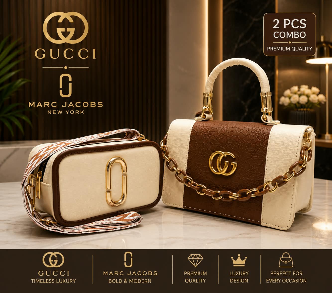 2 Pcs Combo Lady Crossbody & Sling Bag | Stylish Purse | Nevoza 8 WhatsApp Image 2026 09 30 at 17.03.12 3